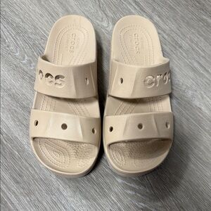 CROCS Kids Beige Slide Sandals